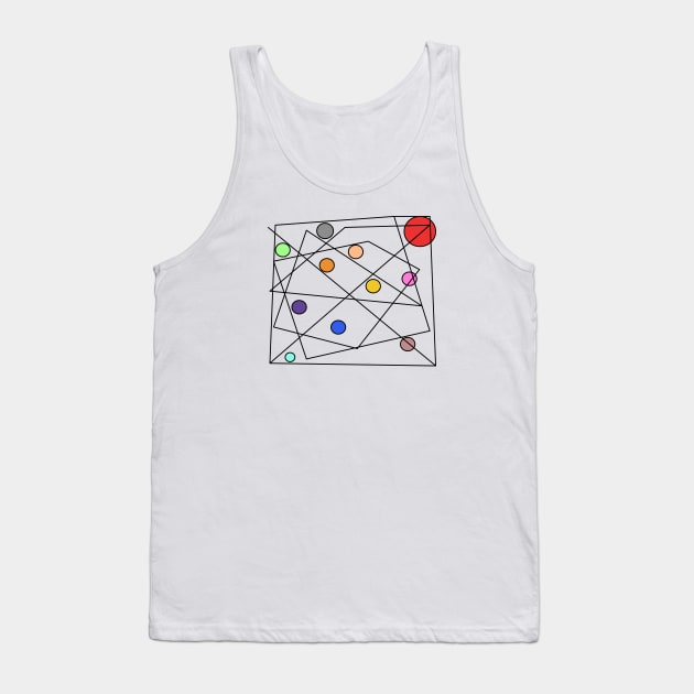 ABSTRACT SOLAR SYSTEM Tank Top by jcnenm